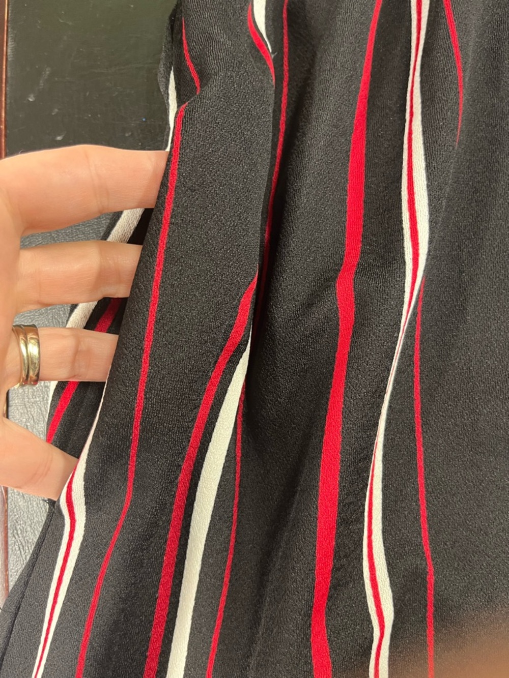 Suzanne Betro striped midi dress size large - Picture 9 of 10